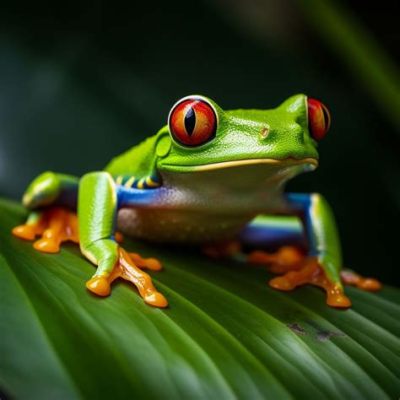  Red-Eyed Tree Frog - A Master of Disguise Sporting Glowing Eyes in the Darkest Rainforest Corners!